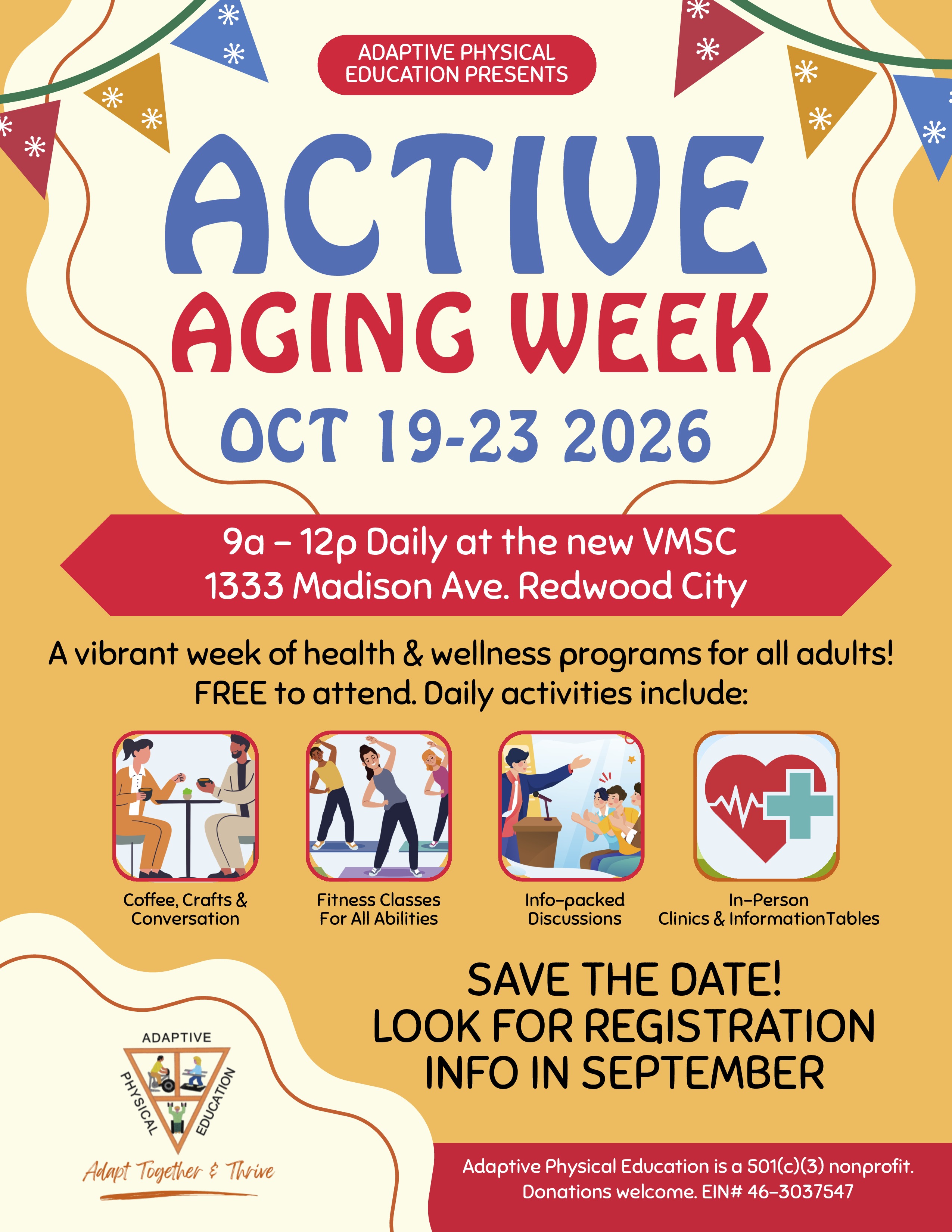 Active Aging Week October 19-23 2026